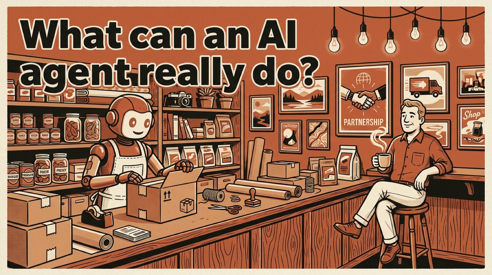 What an AI agent actually does for a store owner