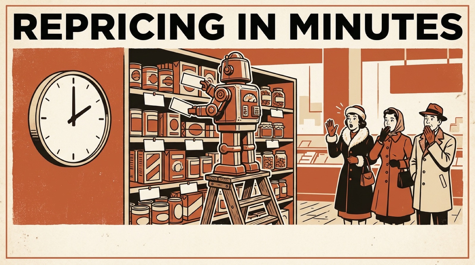 Bulk repricing with AI, in minutes not hours