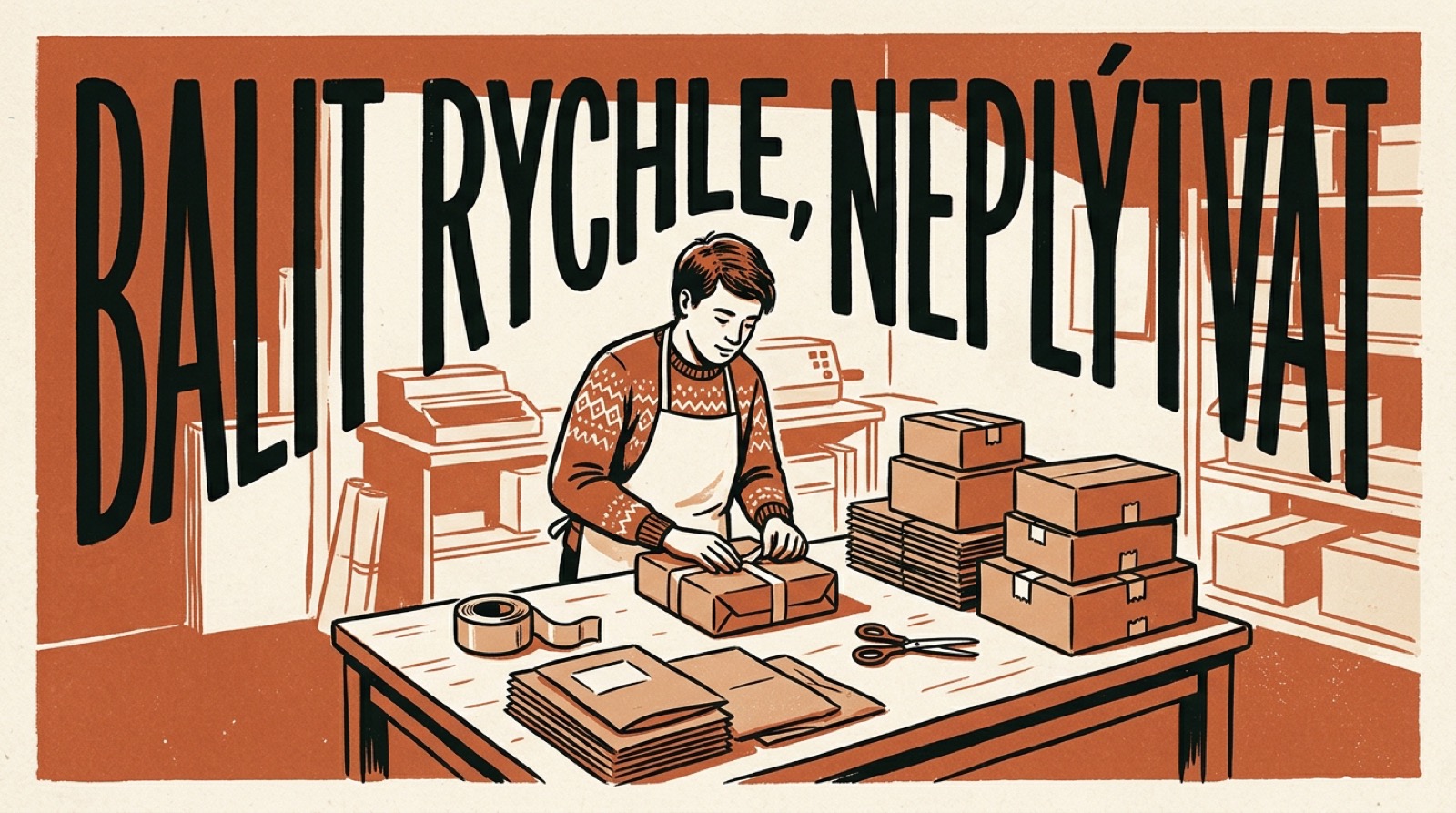 Balení zásilek rychle a bez plýtvání