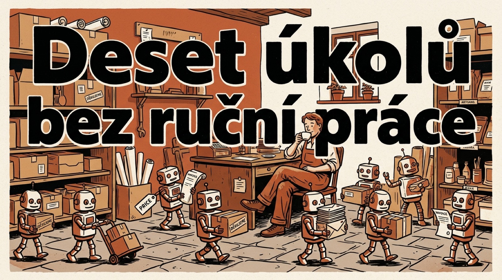 Deset úkolů, které v e-shopu neděláme ručně