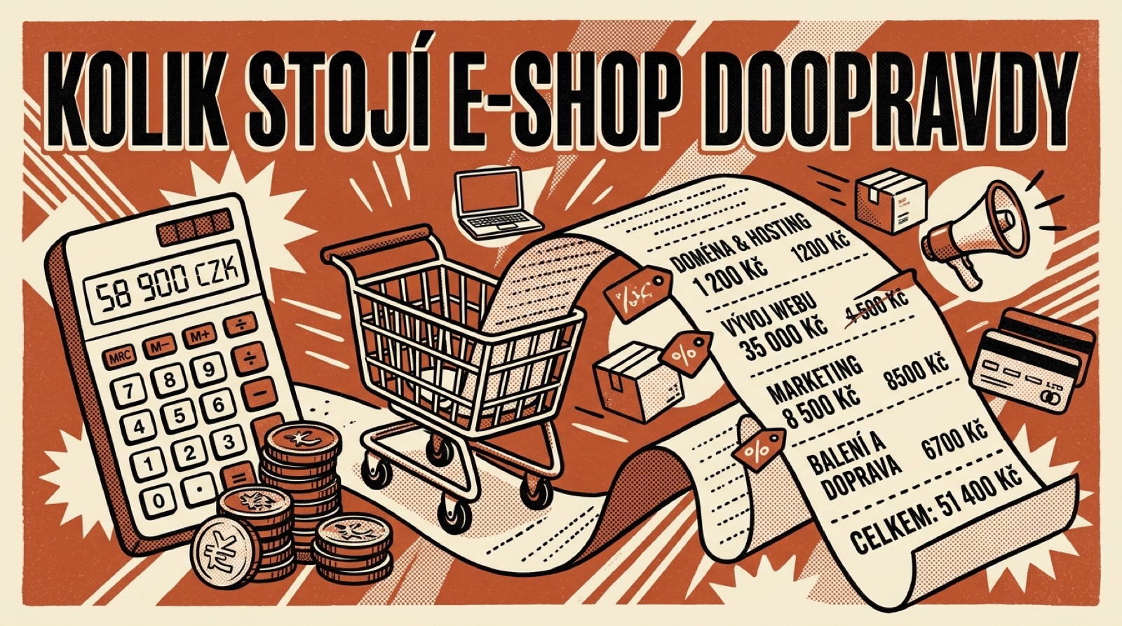 Kolik stojí e-shop 2026: kompletní rozpočet Kolik stojí e-shop 2026: kompletní rozpočet
